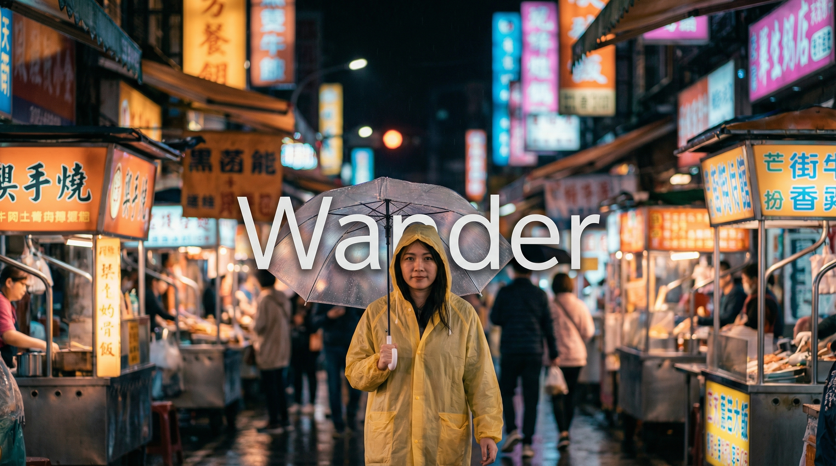 Slogan in neon scene