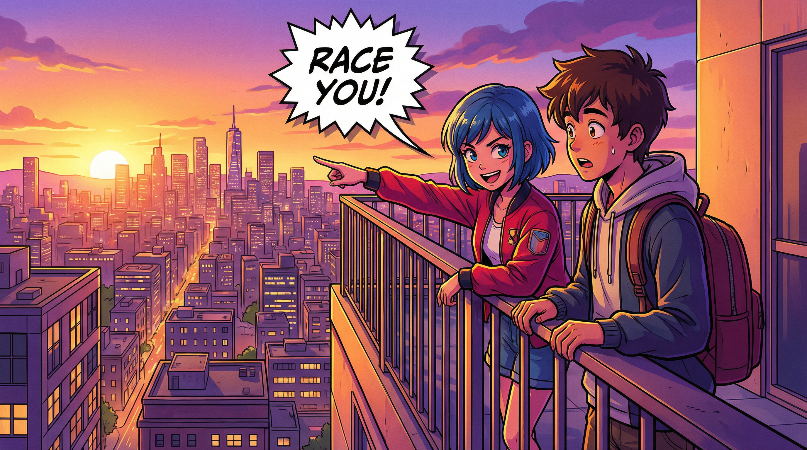 Speech bubble anime style